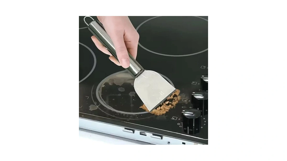 1pc Multi-purpose Stainless Steel Cleaning Scraper - Durable Kitchen Tool
