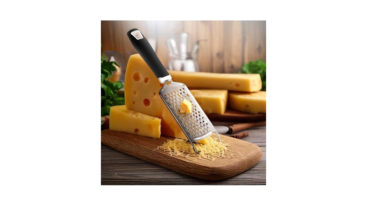 Professional Cheese Grater Stainless Steel Rust Proof Metal Lemon Zester