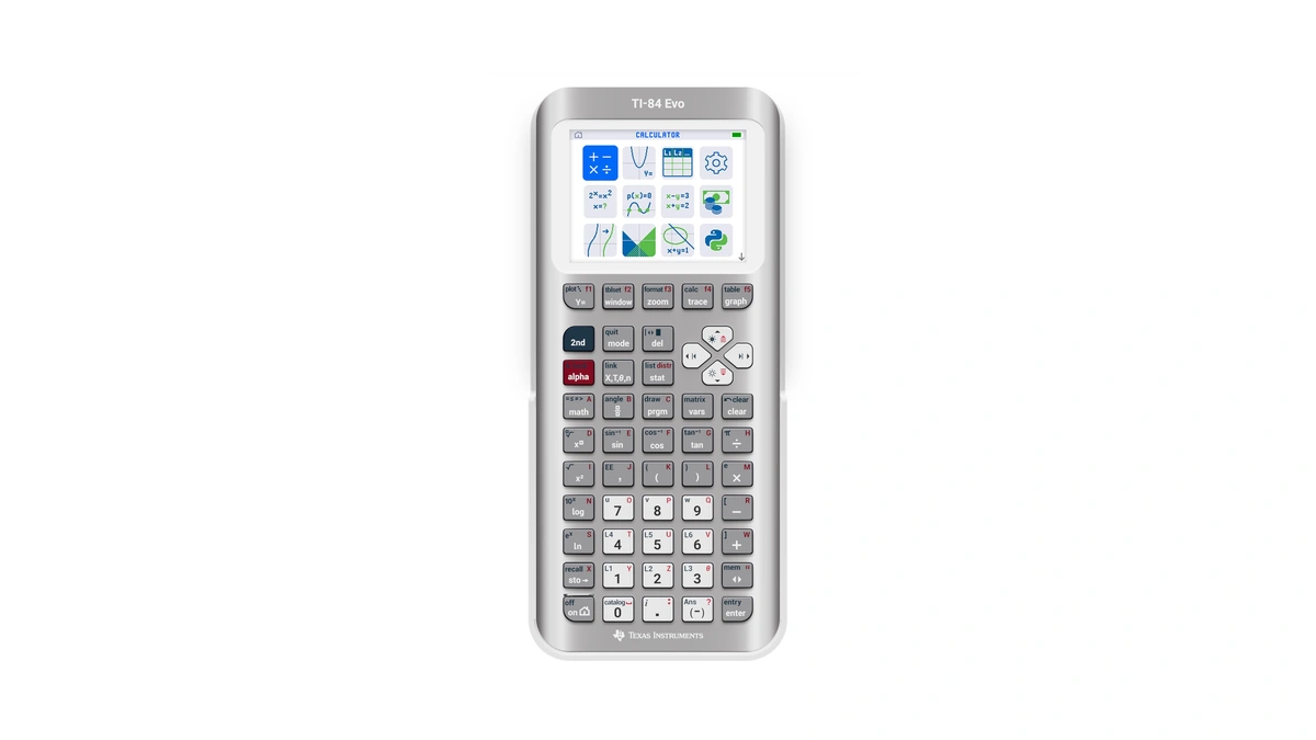 Ti-84 Evo Graphing Calculator Texas Instruments, Silver
