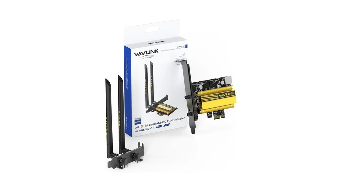 Wavlink Wifi 6e Pcie Ax5400m Wifi Card, 2024 Network Card