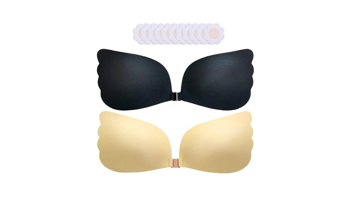 Dayugick Sticky Bra Push Up Adhesive Invisible Backless Strapless Stick