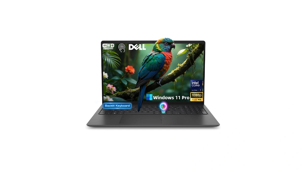 Dell 15 Touchscreen Laptop, Intel Ultra 7 255u Ai Cpu,