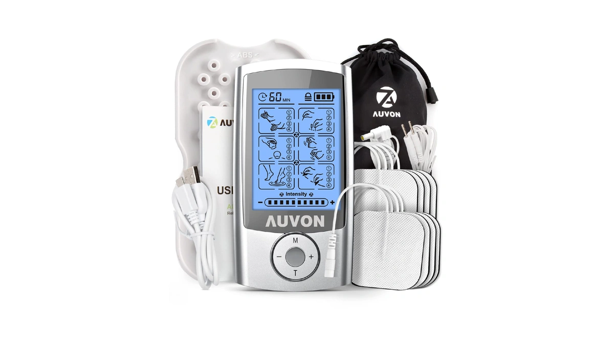 Auvon 24 Modes Tens Unit Muscle Stimulator For Pain Relief,
