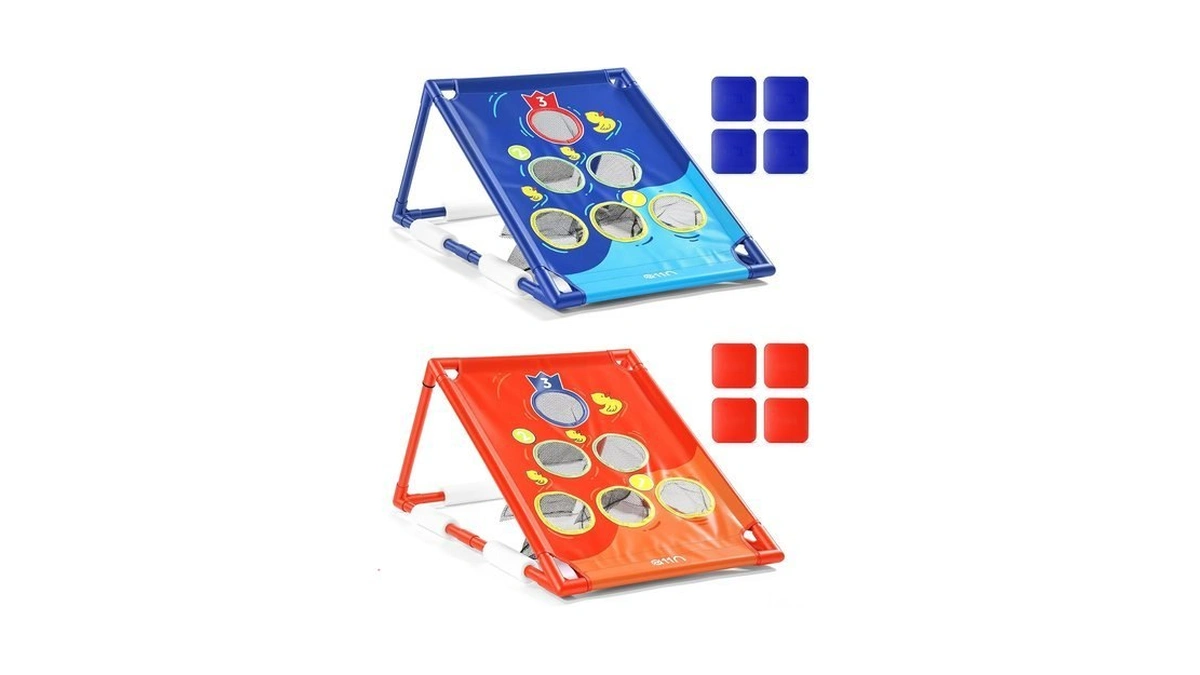 A11n Sports Floating Pool Cornhole Set, Heavy-duty Pvc Water Cornhole