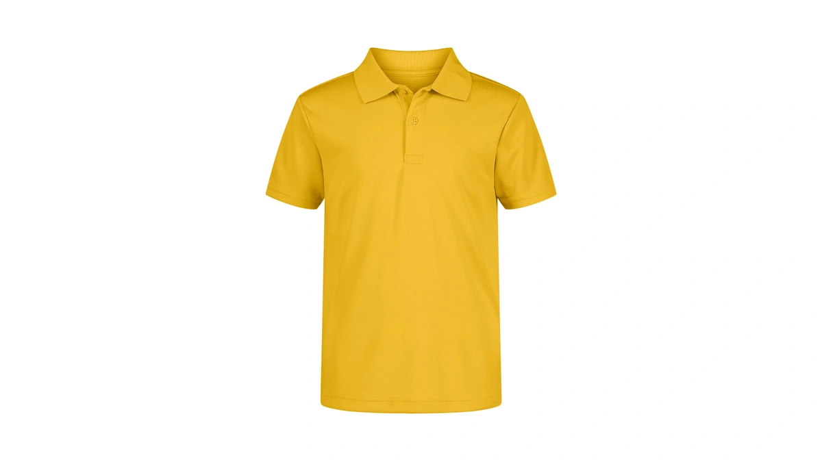 Nautica Boys' School Uniform Short Sleeve Polo Shirt, Button Closure,