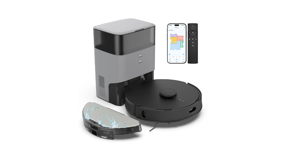 Botlife Robot Vacuum And Mop Combo, 75-day Self Emptying, Home