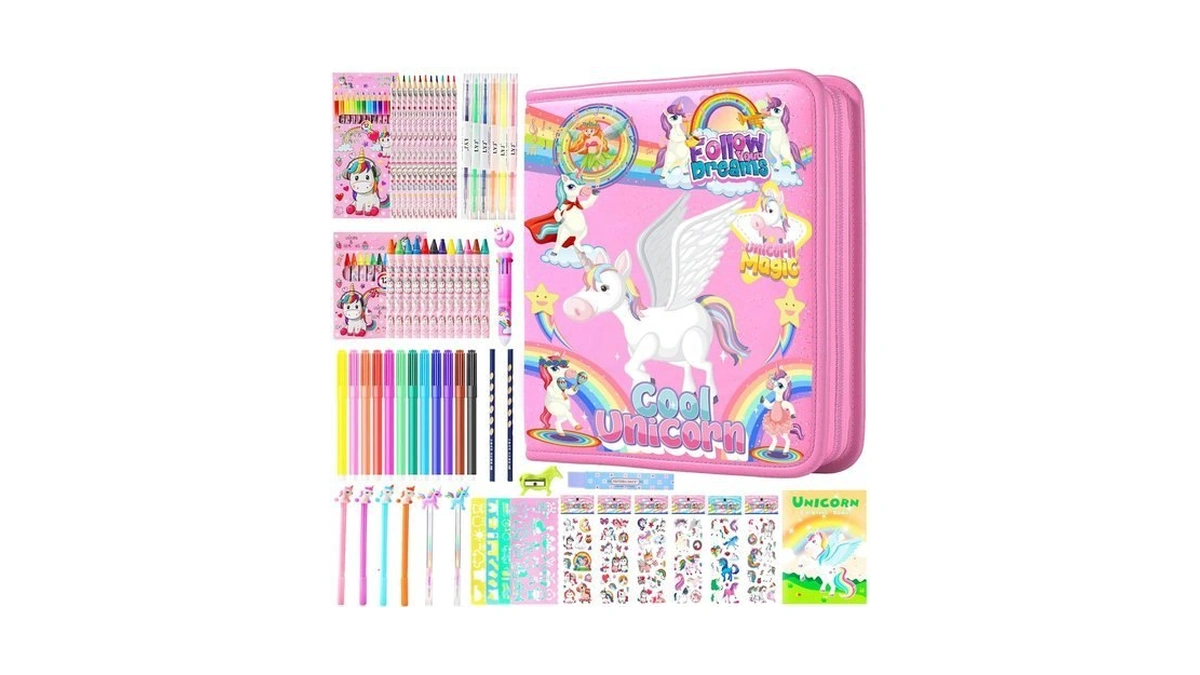 Dokkia Fruit Scented Coloring Pens Markers Set 65 Pcs Art