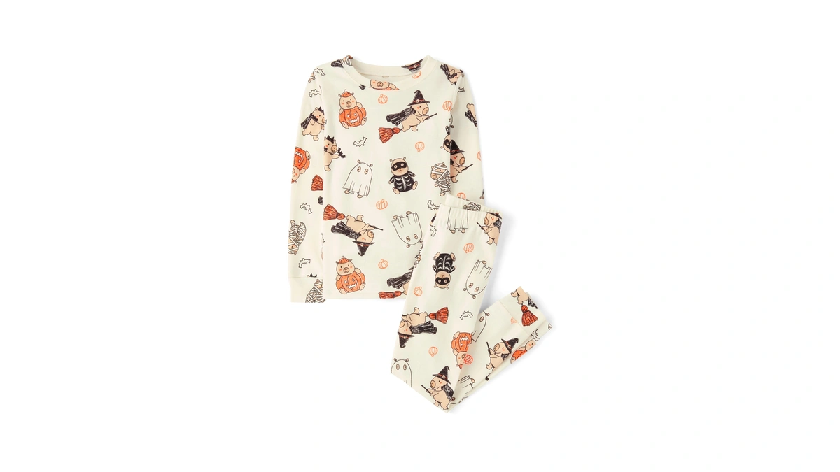 The Children's Place,unisex Baby,halloween And Holiday Long Sleeve Pajamas,capyween,14