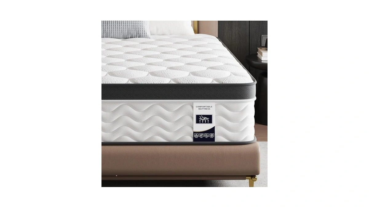 Full Size Mattress, 14 Inch Hybrid Bed In A Box,