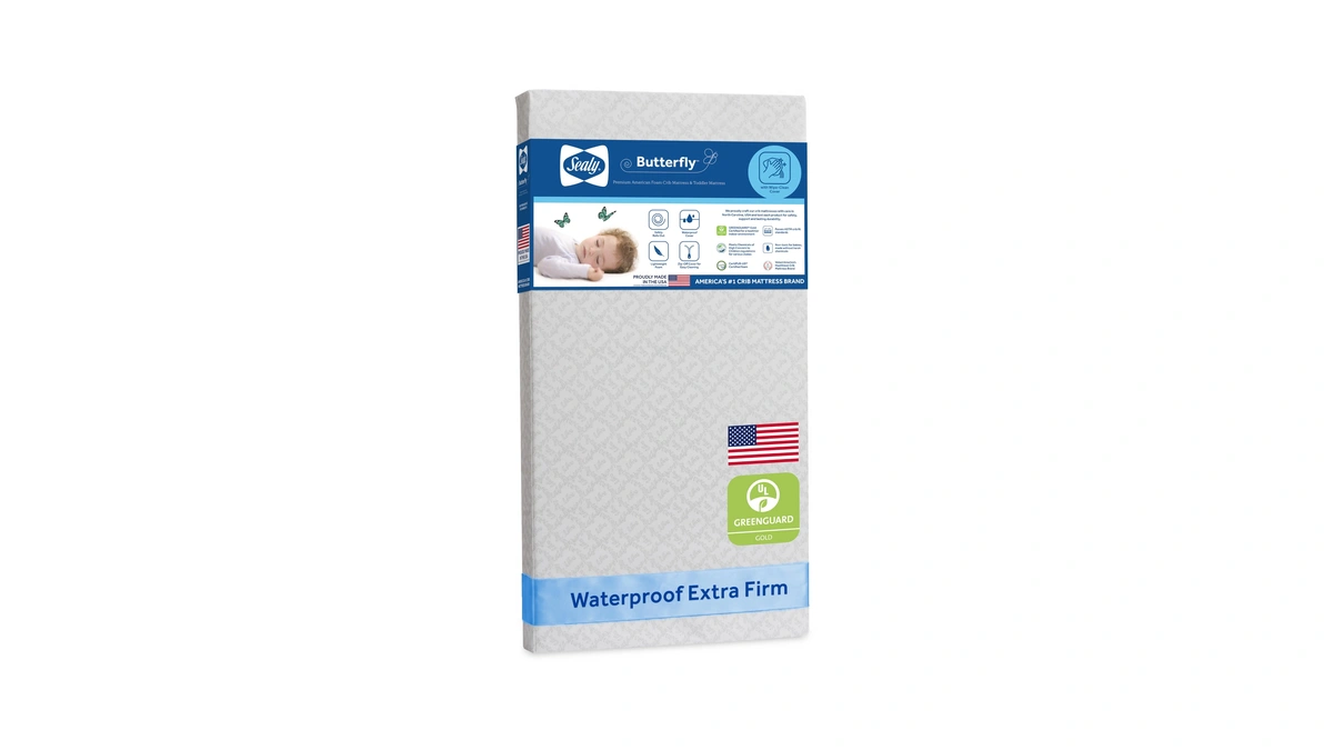 Sealy Baby Infant & Toddler Crib Mattress - Butterfly Premium