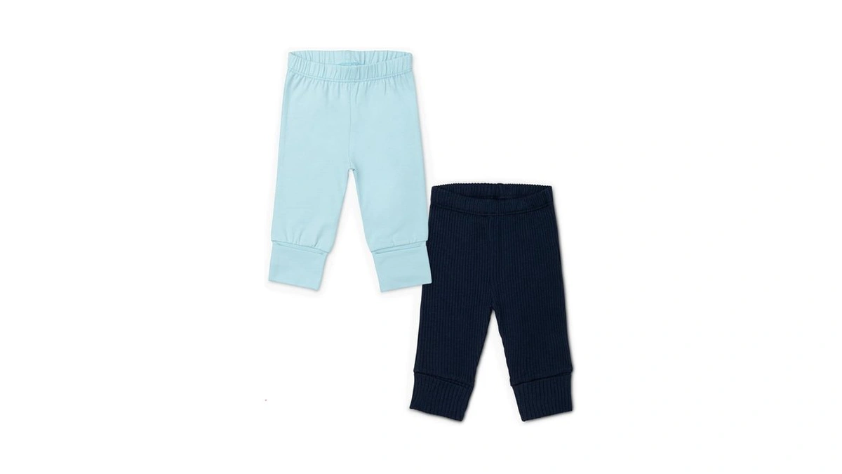 Monica + Andy Hello Baby Pants, Size 12-18 Months, Blue,