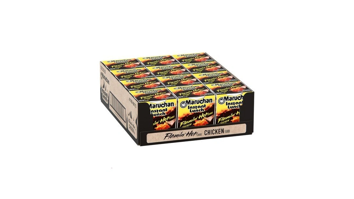 Maruchan Instant Lunch Ramen Noodles, Flamin' Hot Chicken Flavor –