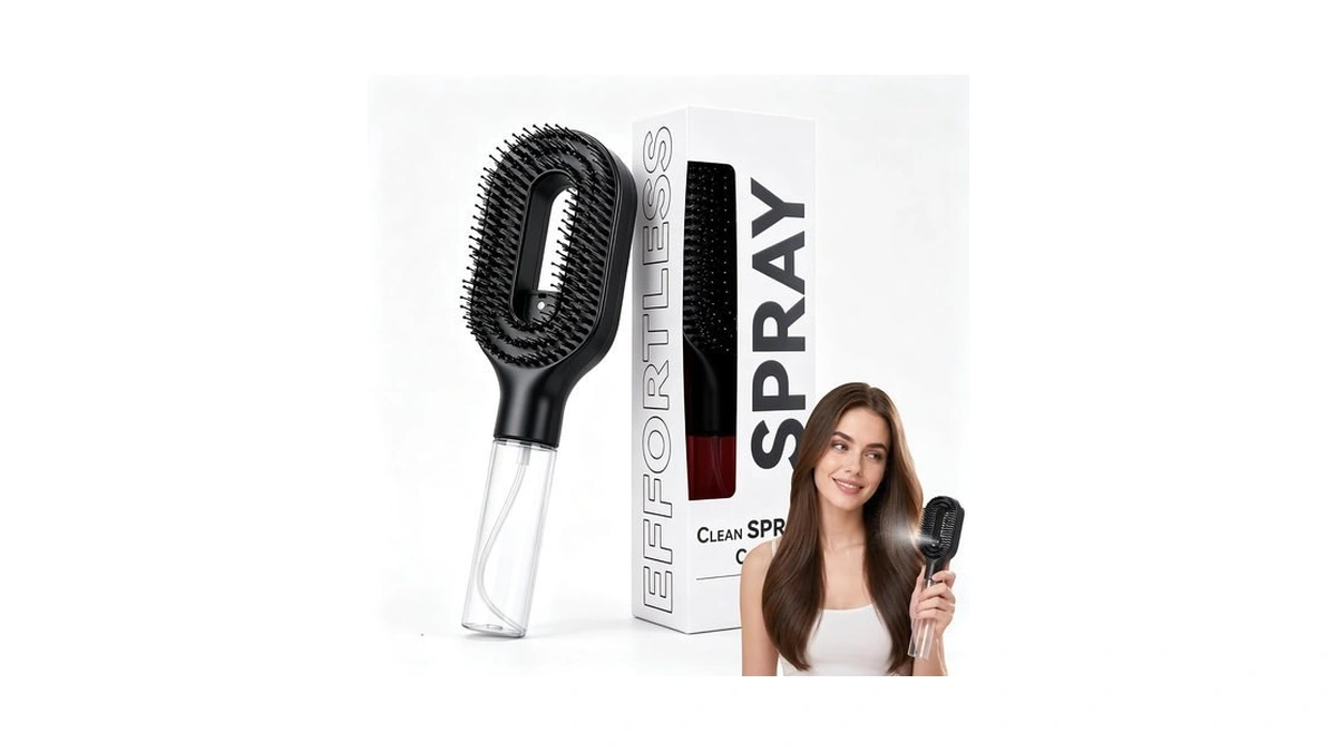 Amazon code: Hair Brush With Water Spray 50ml For Cur