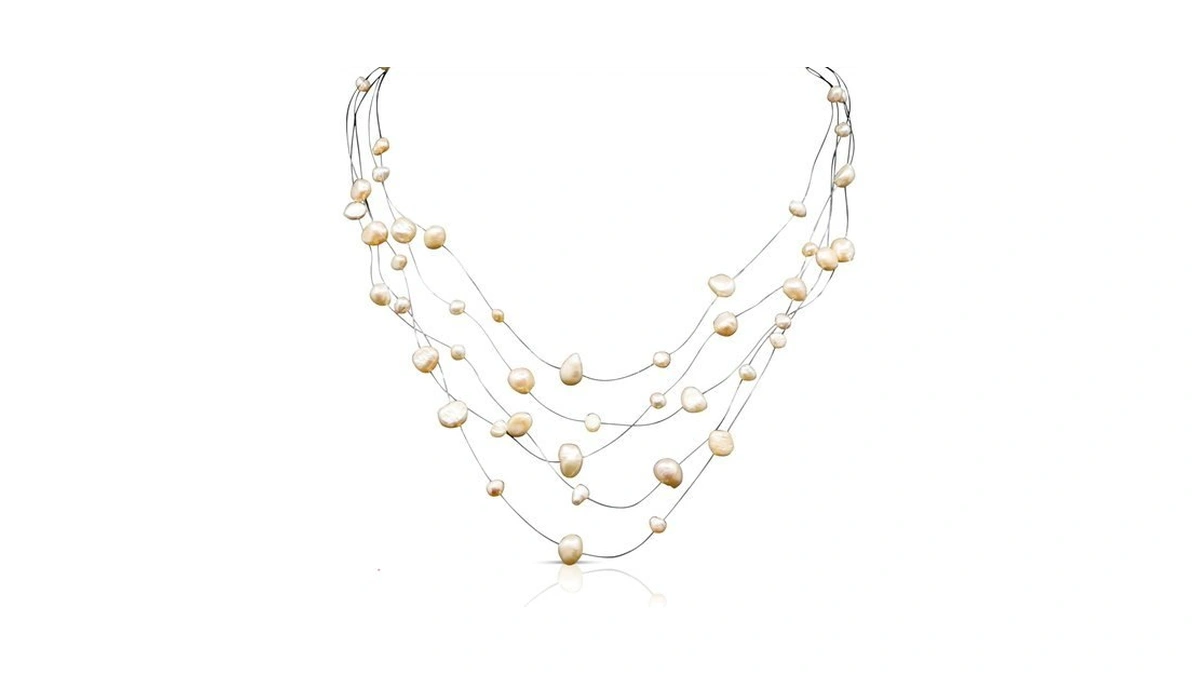 Genuine Freshwater Cultured Pearl Endless Necklace – Elegant 72", 60",