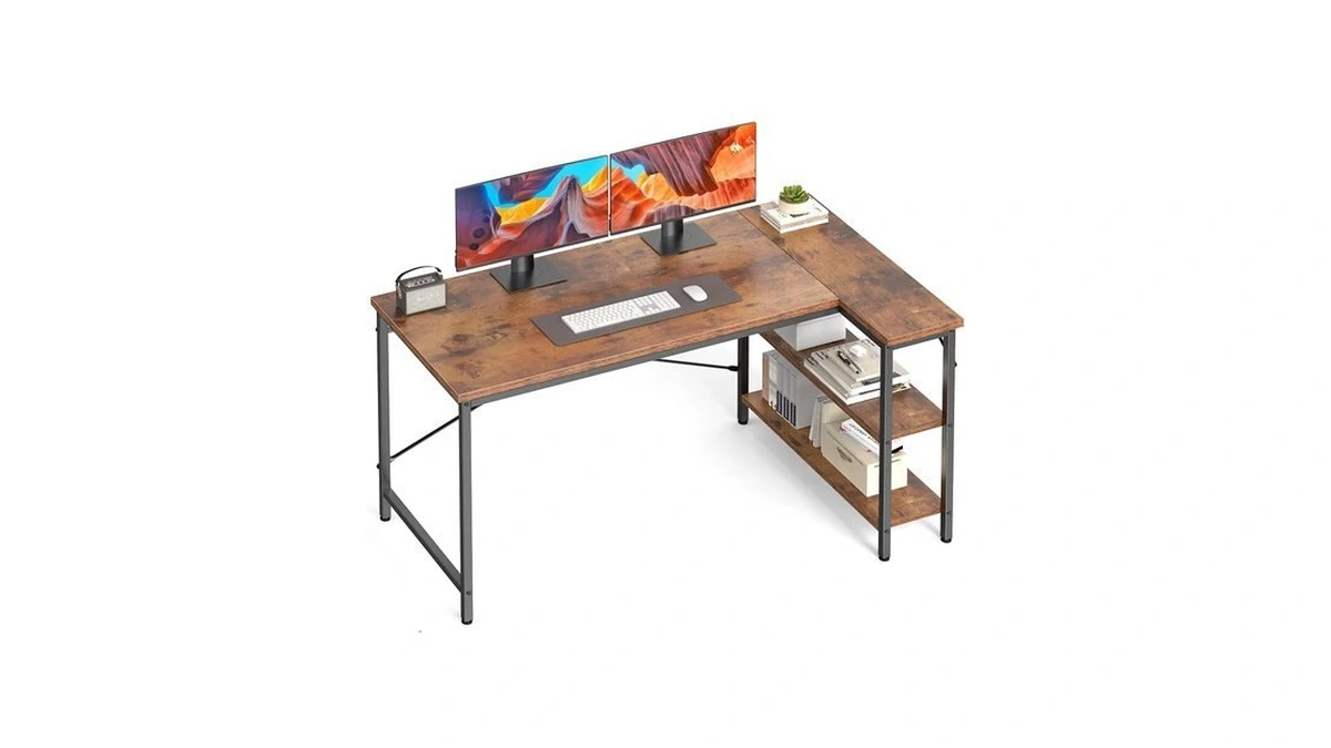 Olixis 39 Inch L Shaped Desk, Corner Computer Gaming Desks