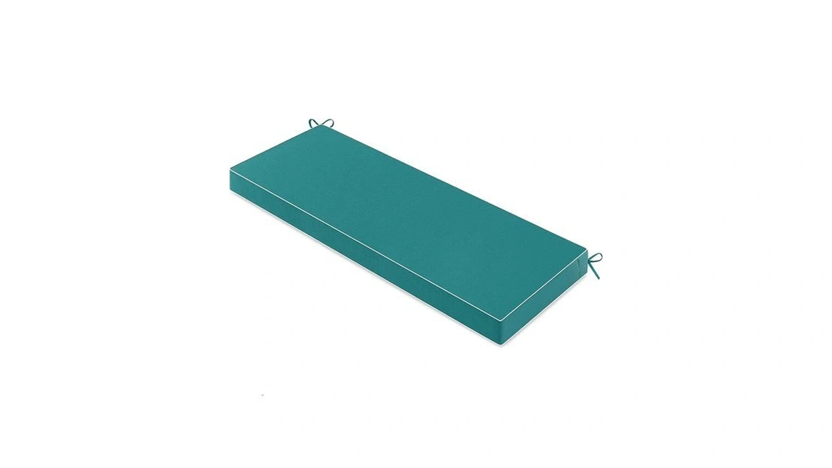 Miulee Turquoise Outdoor Bench Cushion 59x18x3 Inch 3-year Color Fastness