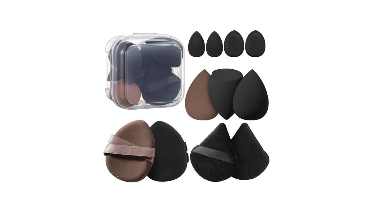 11pcs Makeup Sponge Set With 5pcs Make Up Sponges,4pcs Cushion