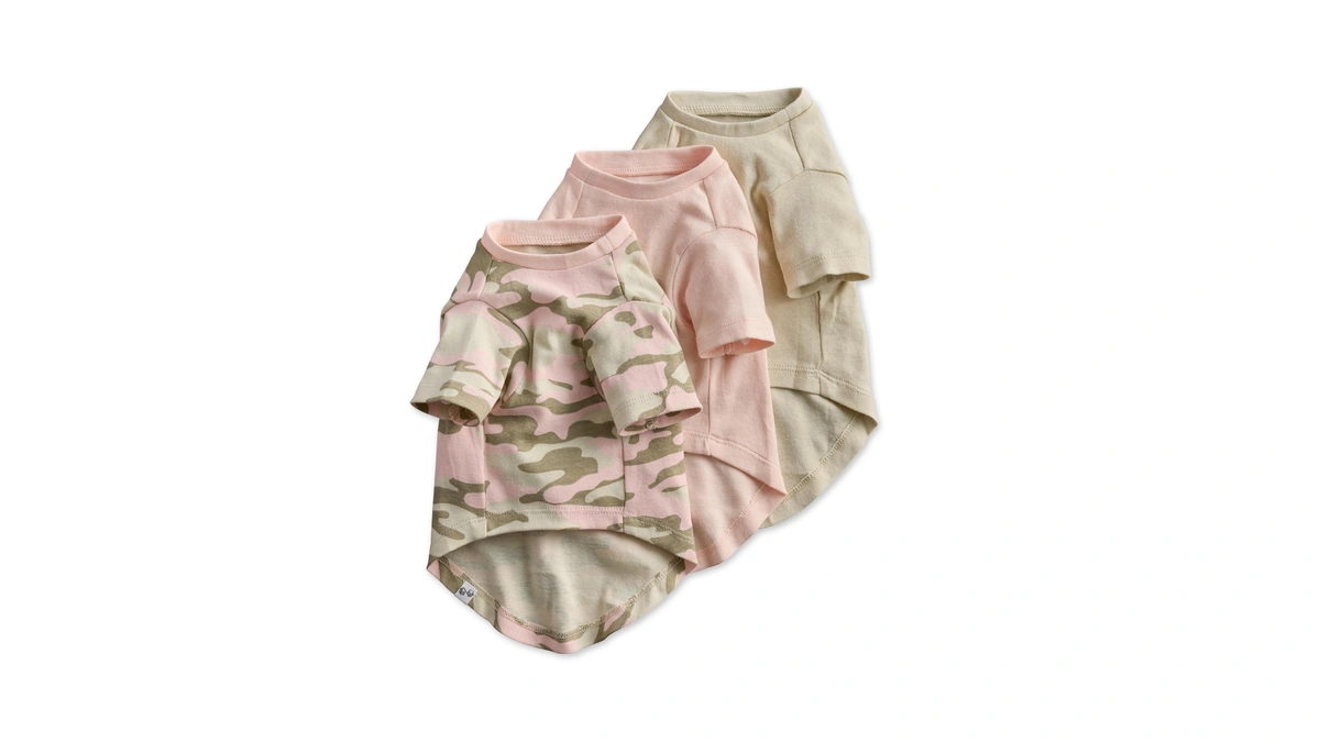 Pet Passion Toby 3-pack 100% Organic Cotton Dog Short Sleeve