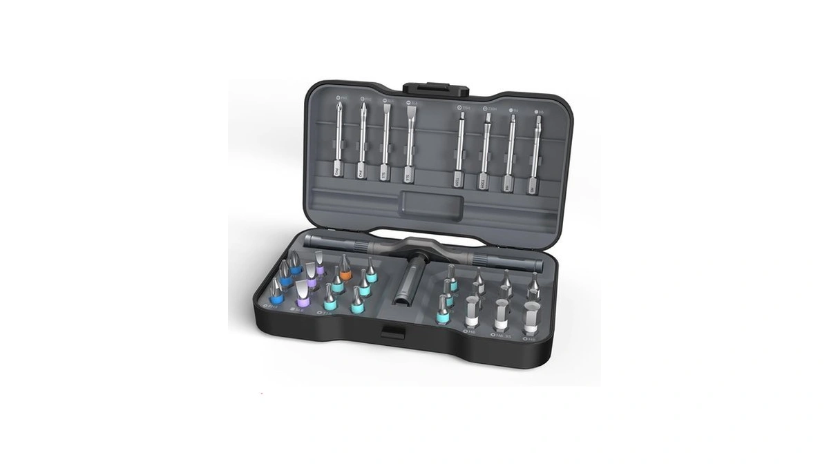 Cicz 33 In 1 Magnetic Ratchet Screwdriver Set, S2 Steel
