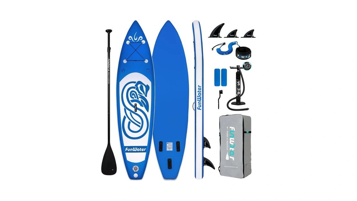Funwater Inflatable Stand Up Paddle Board With Beginners Sup Accessories