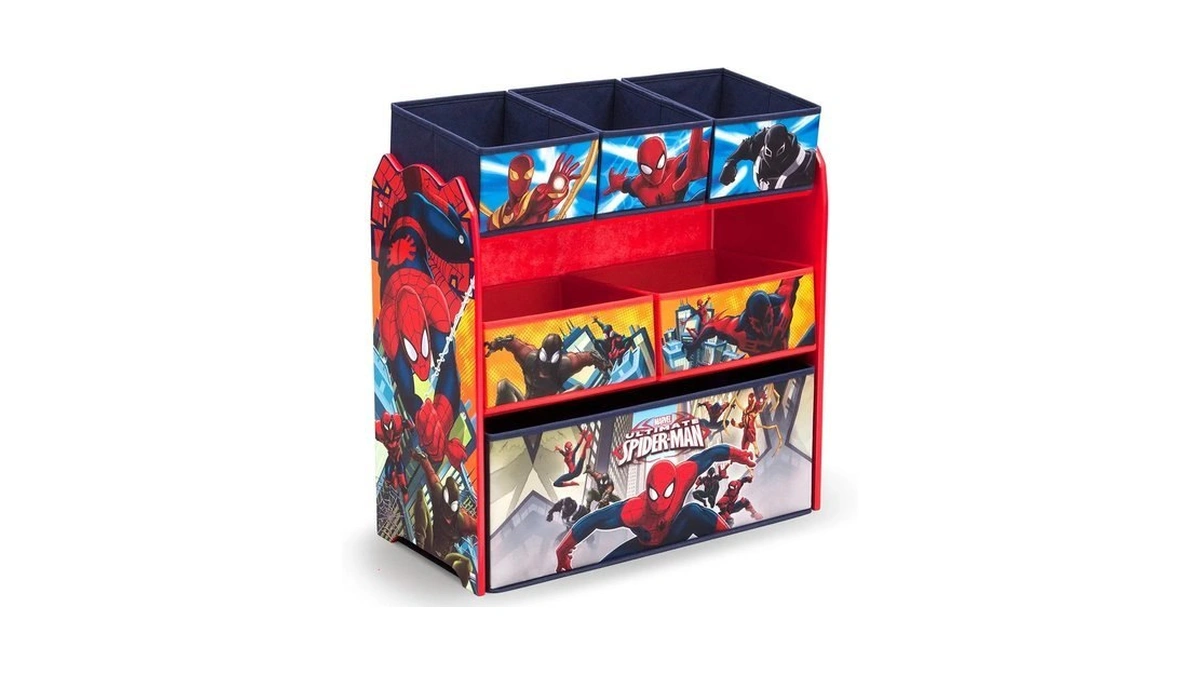Delta Children Multi-bin Toy Organizer, Marvel Spider Man