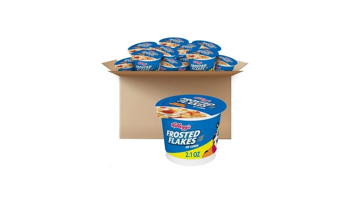 Kellogg's Frosted Flakes Original Cold Breakfast Cereal 25.2oz 12 Count