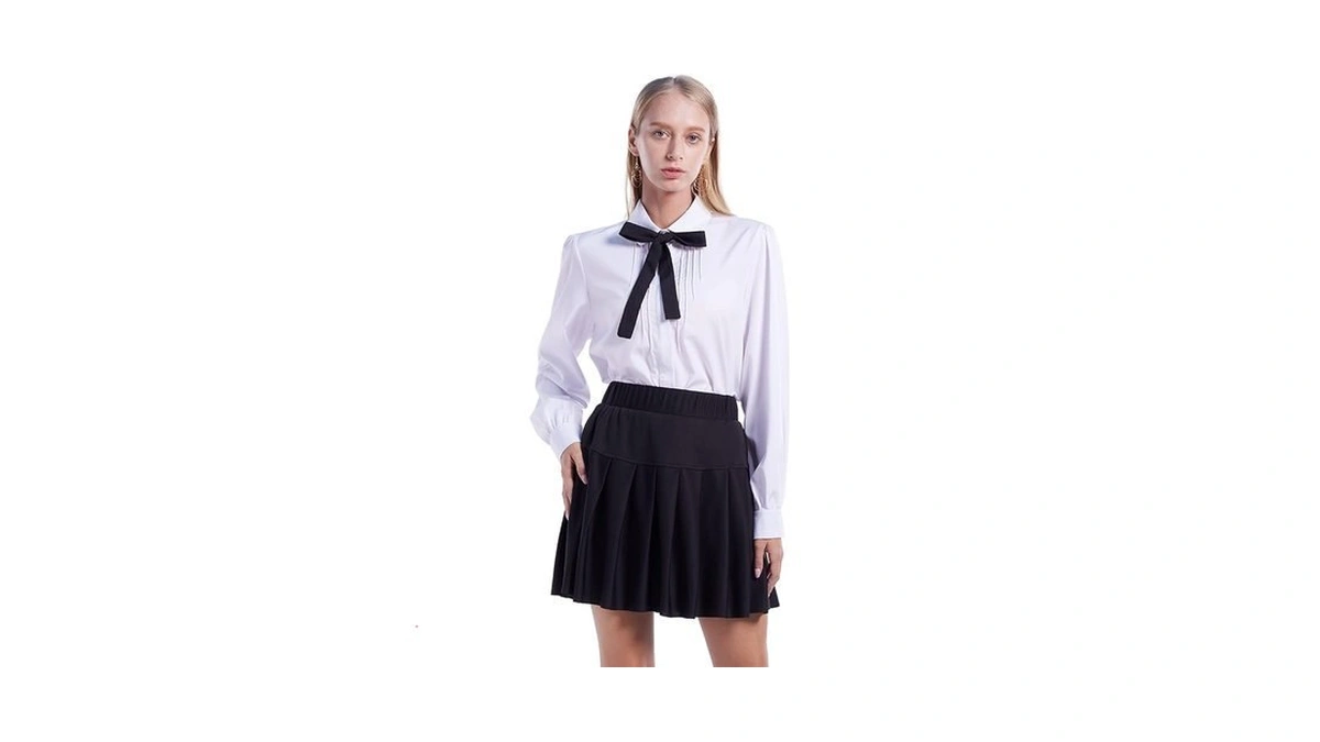 Amazon code: Etosell Womens White Button Down Shirt L