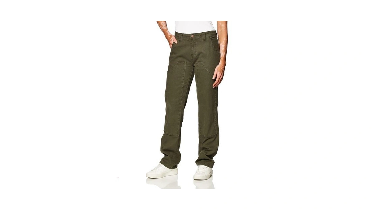 Dickies Women's Stretch Duck Double Front Carpenter Pant Pants, Rinsed