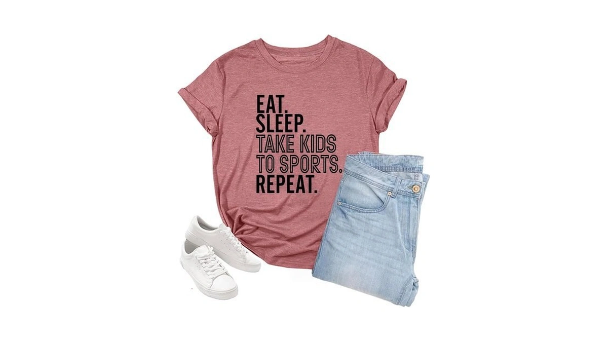 Amazon code: Mom Shirt Women Sport Mama Life Tee Funn