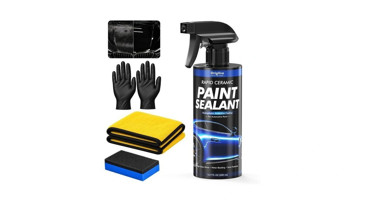 Rapid Ceramic Paint Sealant Kit, Ceramic Coating Spray Wax For