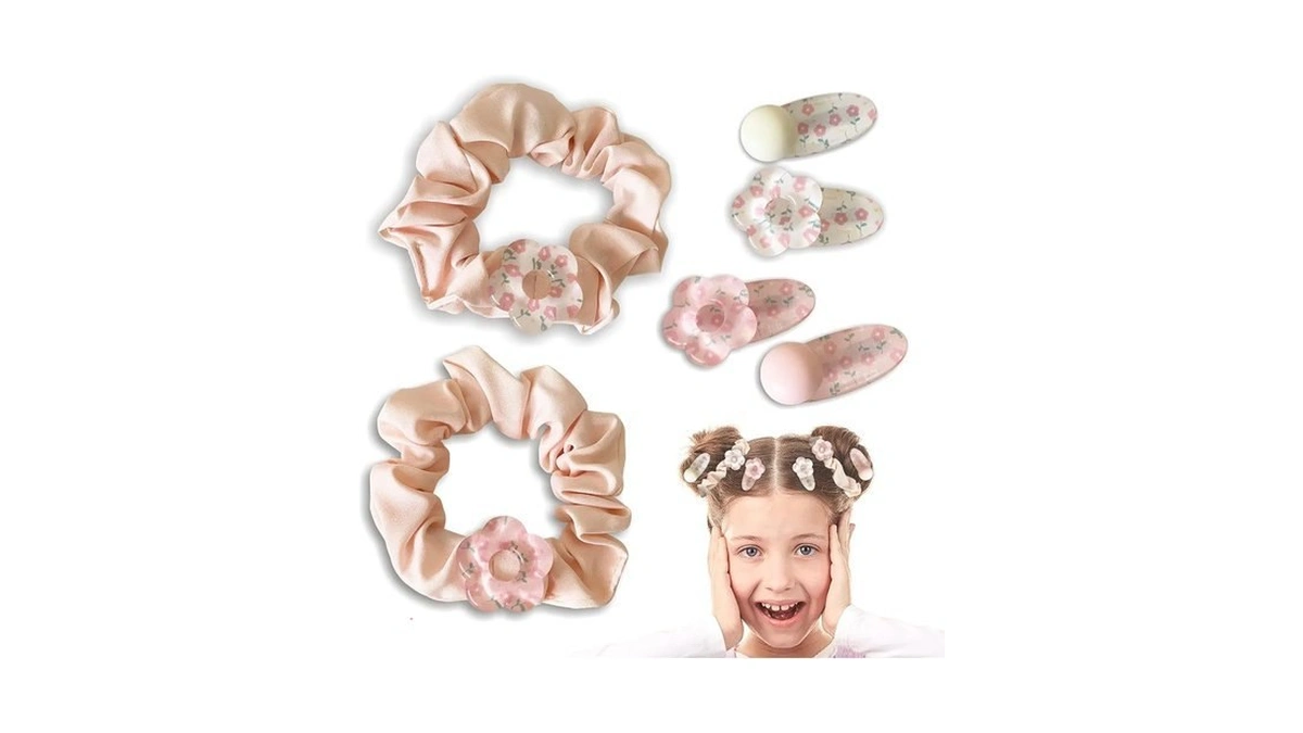 Helaimay Cute Sweet Flower Hair Accessories, 6 Piece Set