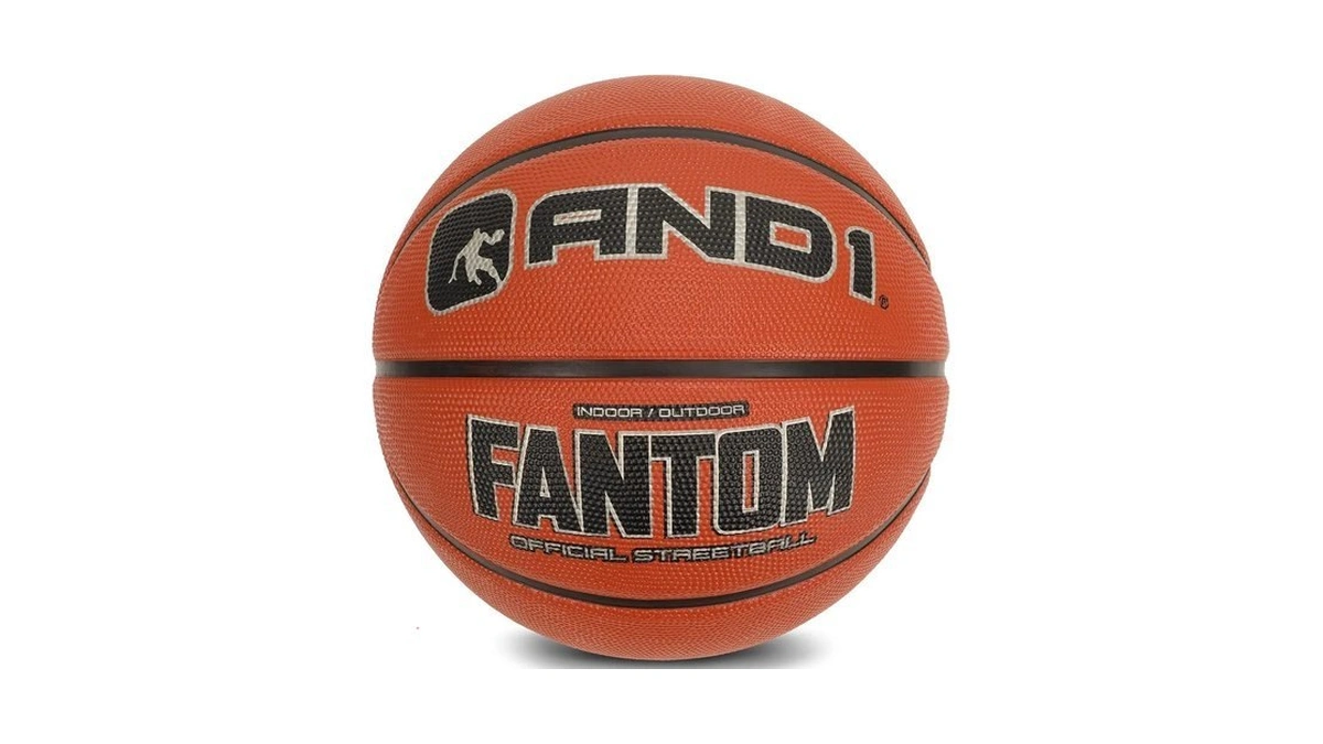 And1 Fantom Rubber Basketball: Official Regulation Size 7 (29.5 Inches)