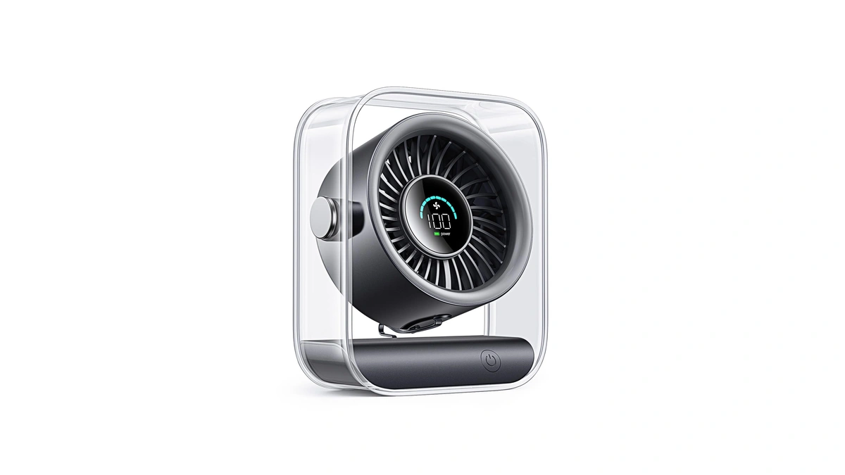 Digix Portable Desk Fan For Bedroom, 100 Speeds, 90Β° Rotation,