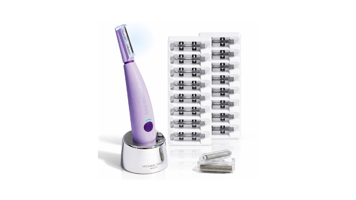 Michael Todd Beauty Sonicsmooth Pro+ Dermaplaning System & Eyebrow Trimmer