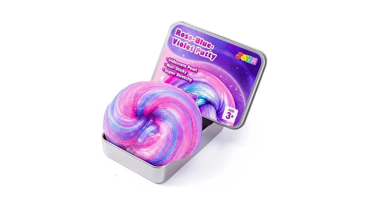 Joyin Rose-blue-violet Putty, 4.23oz (120g) Multi-color Putty Slime For Kids,