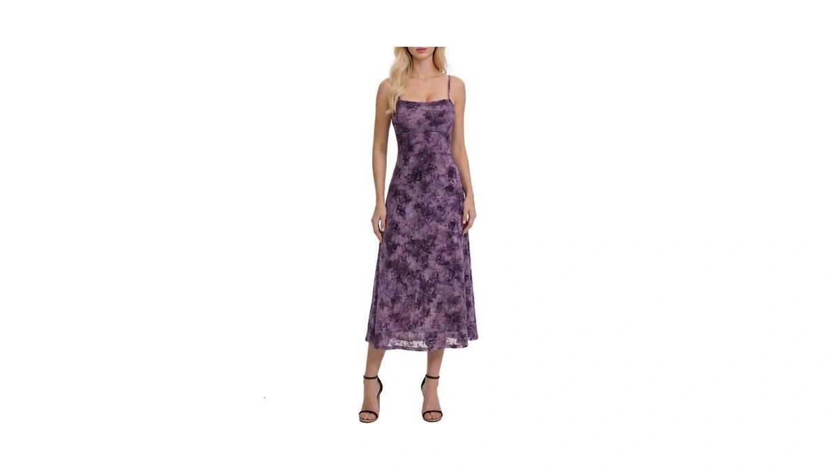 Gert Corel Women's Summer Sleeveless 2026 Spaghetti Strap Mesh Knee