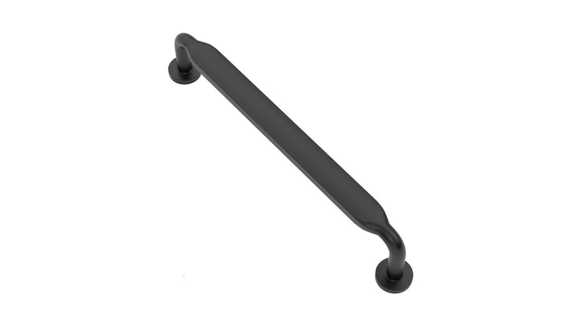Alzassbg 5" Matte Black Cabinet Pulls And Handles 10 Pack,