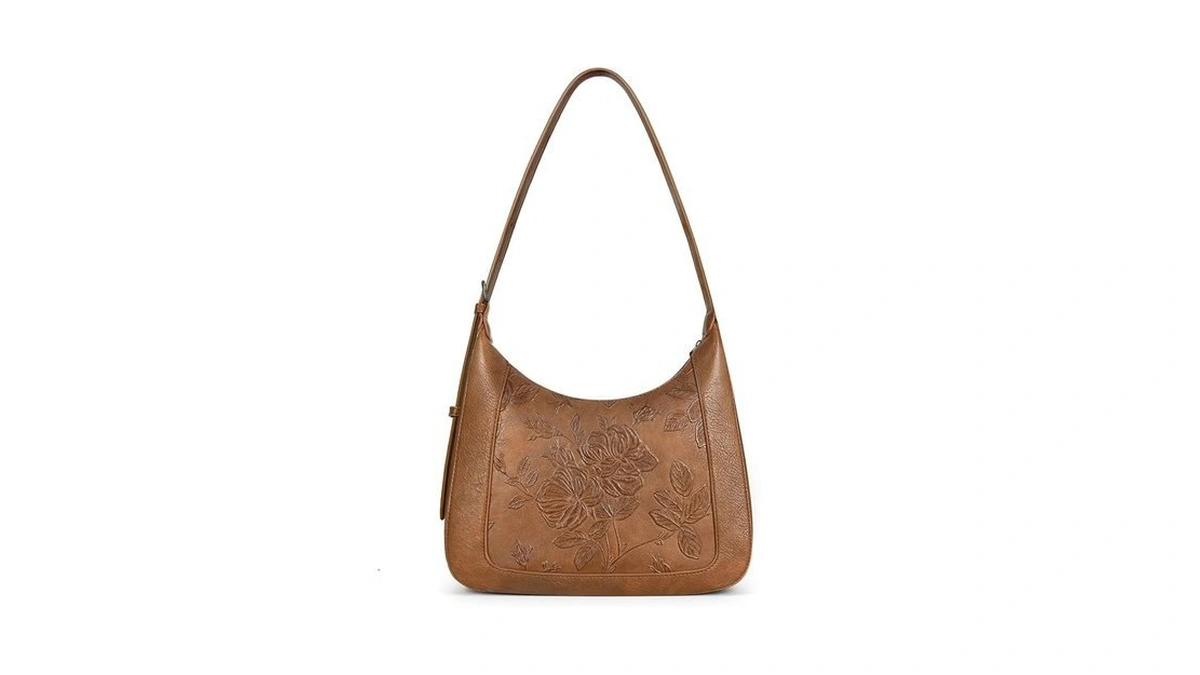 Small Crescent Shoulder Bag For Women,vegan Leather Purses For Daily