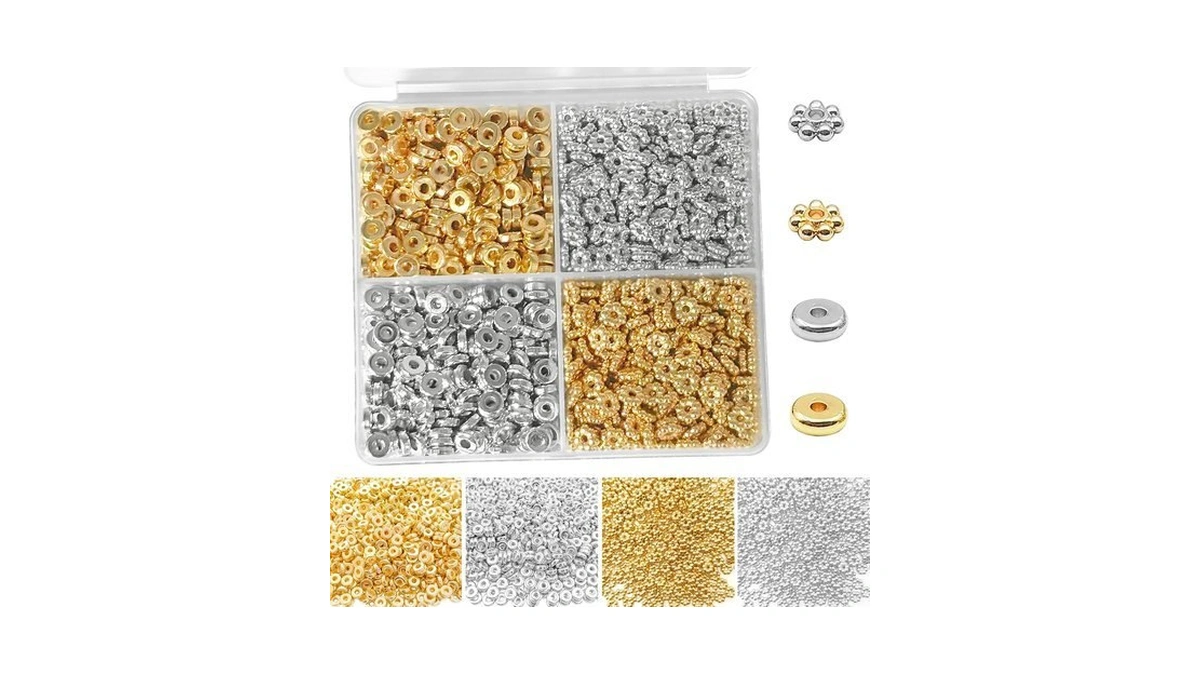 Zsflzs 6mm Clay Beads For Bracelet Making Kit,heishi Polymer Flat