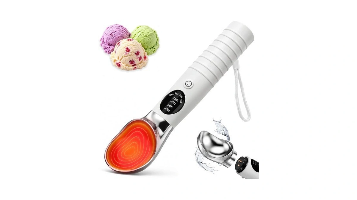 Vormica Heated Ice Cream Scoop With Removable Dishwasher Safe Head