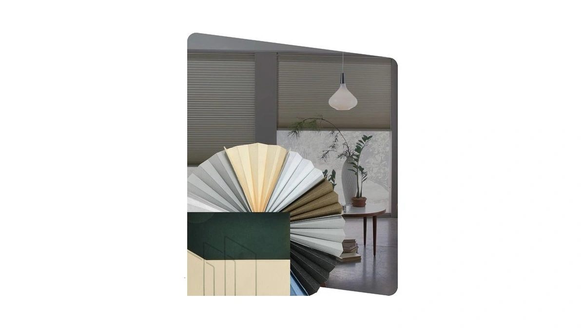 Yoolax Motorized Cellular Shades, Custom, Multicolor Fabric Samples