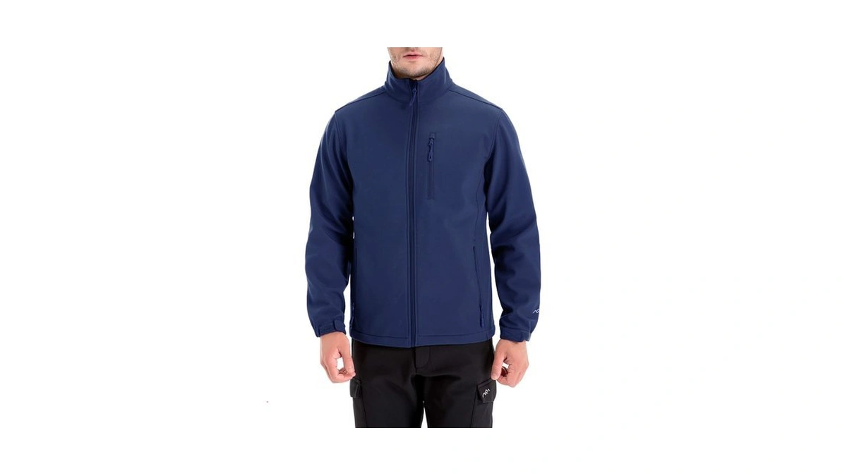 Trailside Supply Co. Men's Softshell Jacket Fleece Lined Windbreaker,lightweight Water