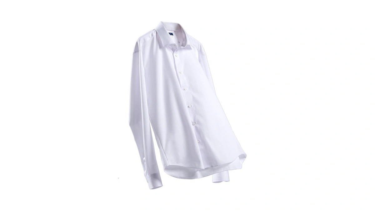 γ―γγγΎ Wrinkle Free Mens Dress Shirts, White, 16.9inc Neck 35.4inc