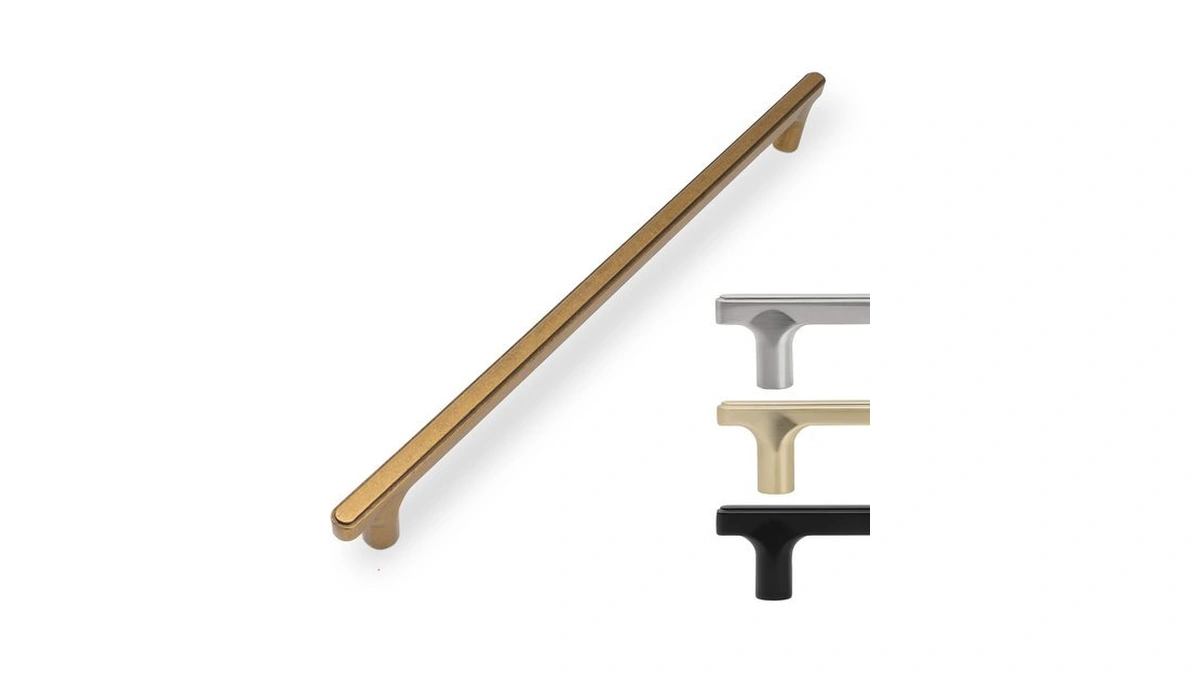 Komotia 10 Pack 15 Inch Cabinet Pulls Antique Brass Kitchen
