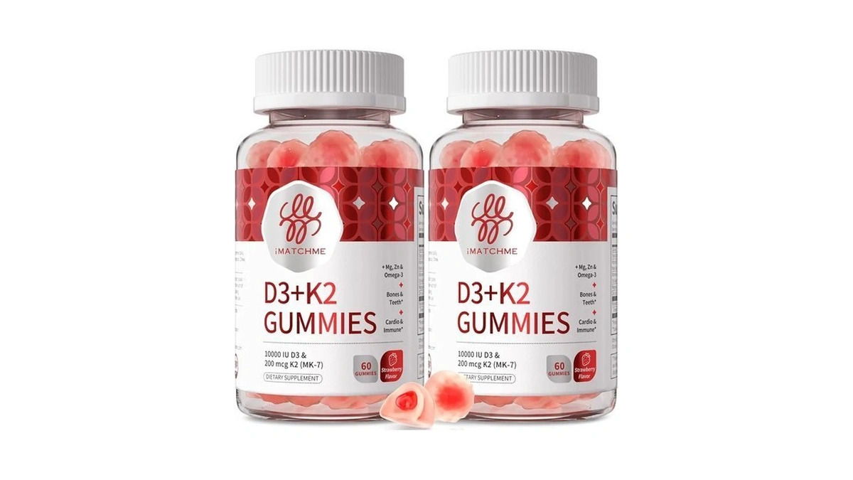Vitamin D3 K2 Gummies, 5,000 Iu / 10,000 Iu D3