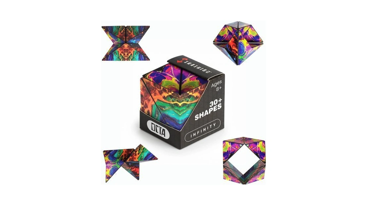 Shashibo Octa Magnetic Puzzle Toy, Stress Relief Fidget Toy