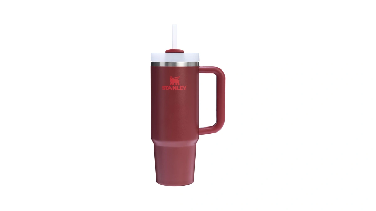 Stanley Quencher H2.0 Flow State Tumbler, 30 Oz, Cranberry