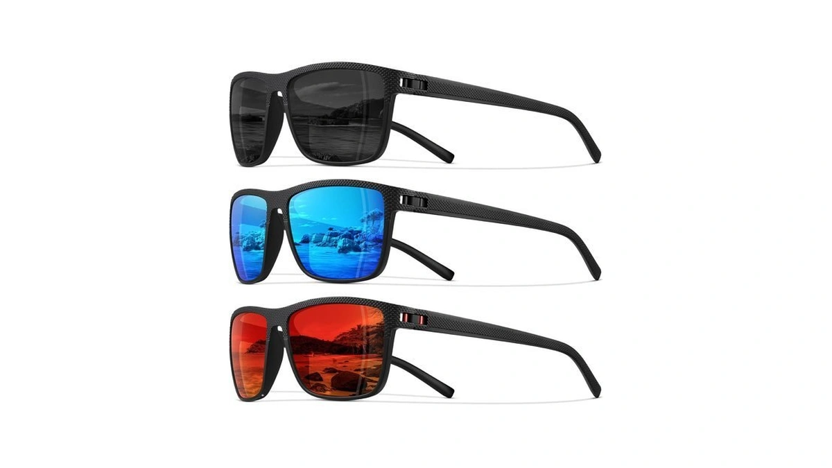 Storycoast Polarized Sunglasses For Men Women Classic Square Sports Fishing