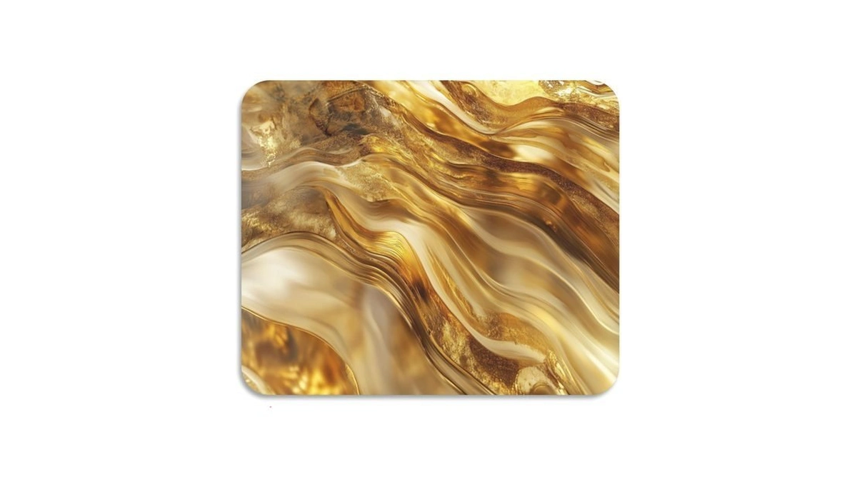 Dish Drying Mat For Kitchen Counter Marble Golden Yellow Absorbent