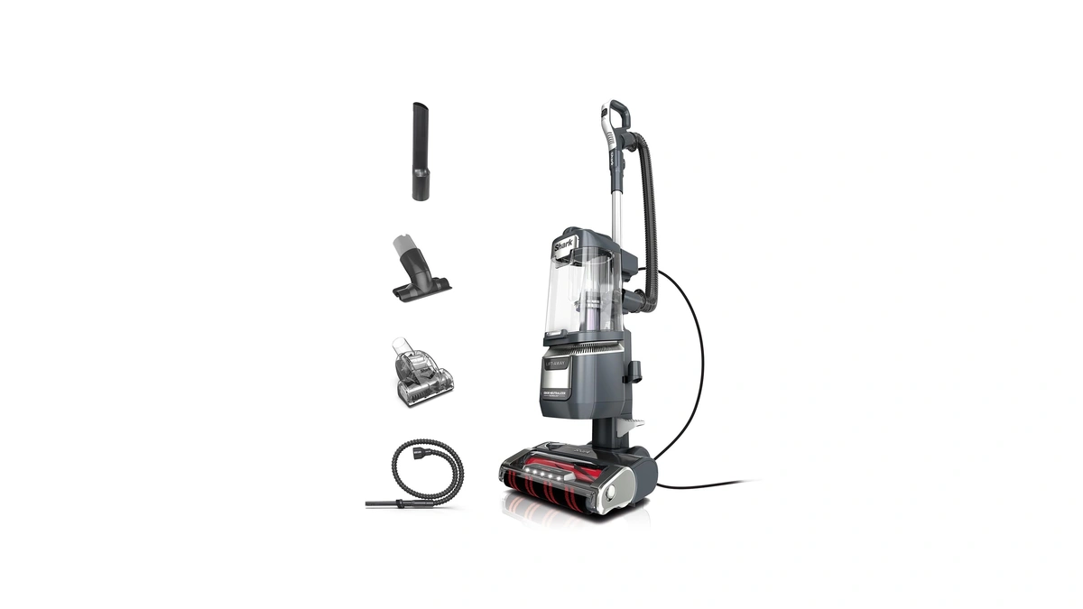 Shark Rotator Lift-away Vacuum, Duoclean Powerfins, Dark Grey, La555